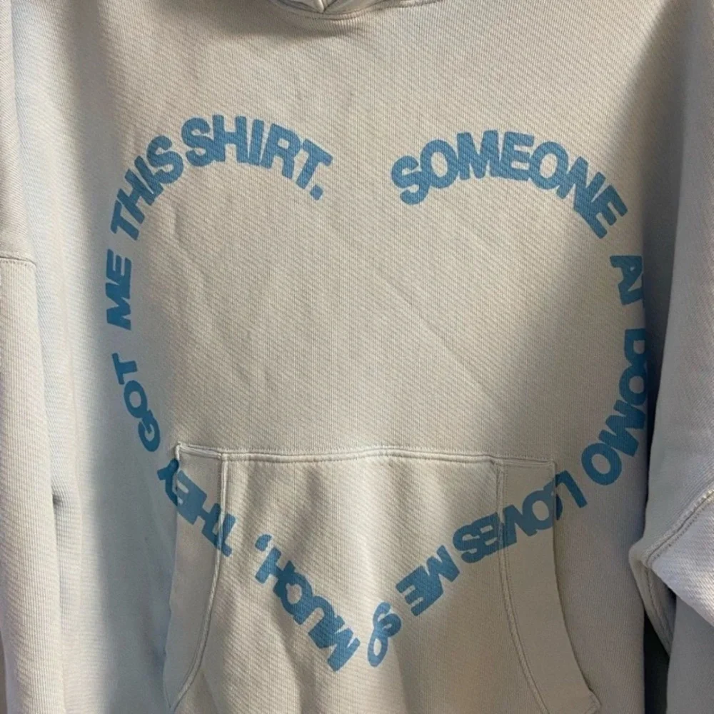 Le Père Light Blue Hoodie unisex Medium - Picture 2 of 7